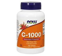 NOW Foods Vitamin C-1000 With Rose Hips & Bioflavonoids 100 Tablets