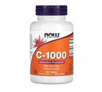 NOW Foods Vitamin C-1000 with Rose Hips & Bioflavonoids, 100 tablets
