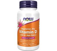 NOW Foods Vitamin D, 1000 IU Vegetarian Dry - 120 vcaps