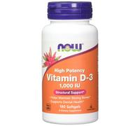 Now Foods, Vitamin D-3, 1,000 IU, 180 Softgels