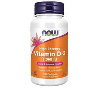 Now Foods, Vitamin D-3, 1,000 IU, 180 Softgels