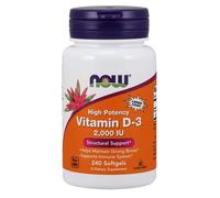 Vitamin D-3, 2,000 IU, 240 Softgels - Now Foods - UK Seller