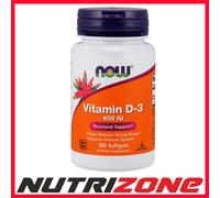 Now Foods Vitamin D-3 400 IU Strong Bones & Immune Support - 180 softgels