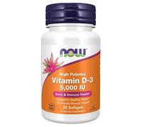 NOW Foods Vitamin D3 5000iu Softgels 30