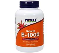 NOW Foods Vitamin E-1000 - Natural (Mixed Tocopherols), 100 softgels