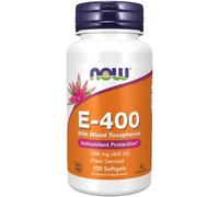 NOW Foods Vitamin E-400 Natural Mixed Tocopherols Softgels 100 Softgels