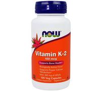 Now Foods Vitamin K-2, 100mcg - 100 vcaps - Supports Calcium Metabolism
