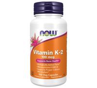 Now Foods Vitamin K2 MK-4 100 mcg Menaquinone-4 Bone Health 100 Veg Capsules