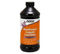 Sunflower Liquid Lecithin Now Foods 16 oz, Natural Phospholipids