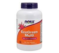 NOW Foods EcoGreen Multi Iron Free Capsules 180 Capsules