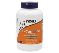 Now Foods, L-Carnitine, 500 mg, 180 Veg Capsules