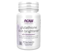 NOW Foods Glutathione Skin Brightener Ceramosides Healthy Skin | 30 Veg Capsules