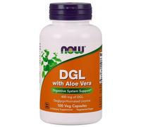 NOW Foods DGL With Aloe Vera Capsules 100 Capsules