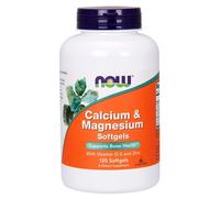NOW Foods Calcium & Magnesium With Vit D & Zinc Softgels 120 Softgels