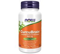 NOW Foods CurcuBrain, 400mg - 50 vcaps