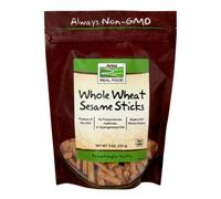 Now Foods Whole Wheat Sesame Sticks, 255g