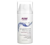 Now Foods Wild Yam Natural Progesterone Calming Unscented Skin Cream 3oz (85g)