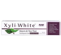 Now Foods XyliWhite, Neem & Tea Tree Toothpaste Gel - 181g - SLS & Fluoride-free