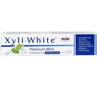 NOW Foods | XyliWhite- Platinum Mint Toothpaste Gel w/Baking Soda | 1 x 181g