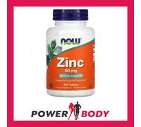 NOW Foods Zinc, 50mg, 250 tabs