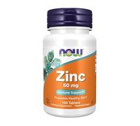 NOW Foods Zinc 50mg 100 Tablets