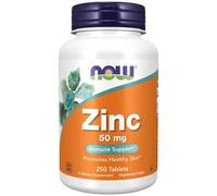 NOW Foods Zinc 50mg Tablets 250 Tablets