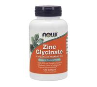 NOW Foods Zinc Glycinate - 120 softgels