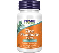 NOW Foods Zinc Picolinate 50mg 60 Vegetarian Capsules Aging and Immune Support