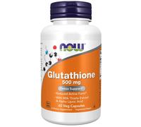 NOW Glutathione 500mg 60 Caps Antioxidant Detox