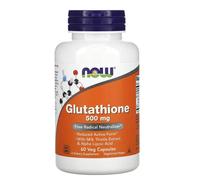 NOW Glutathione Complex 500mg 60 Caps | Detox Support with Milk Thistle & ALA