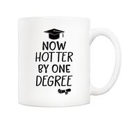 Now Hotter by One Degree Best Graduation Gift | Ceramic Coffee Mug | 11 OZ