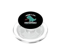 Now I Am Unstoppable Dinosaur T Rex Funny PopSockets PopGrip for MagSafe