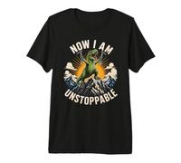 Now I AM Unstoppable Fierce Dinosaur Workout Kids Premium T-Shirt