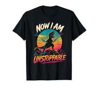 Now I AM Unstoppable Fierce Dinosaur Workout Kids T-Shirt