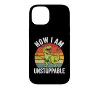 Now I Am Unstoppable - Funny Saying Novelty Dinosaur T-Rex Case for iPhone 14
