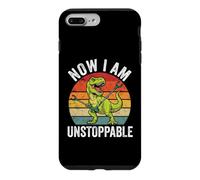 Now I Am Unstoppable - Funny Saying Novelty Dinosaur T-Rex Case for iPhone 7 Plus/8 Plus