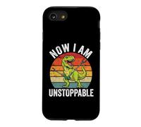 Now I Am Unstoppable - Funny Saying Novelty Dinosaur T-Rex Case for iPhone SE (2020) / 7/8