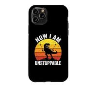 Now I Am Unstoppable - Funny Saying T-Rex Novelty Dinosaur Case for iPhone 11 Pro