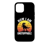 Now I Am Unstoppable - Funny Saying T-Rex Novelty Dinosaur Case for iPhone 12/12 Pro