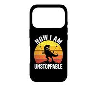 Now I Am Unstoppable - Funny Saying T-Rex Novelty Dinosaur Case for iPhone 17 Pro