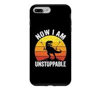 Now I Am Unstoppable - Funny Saying T-Rex Novelty Dinosaur Case for iPhone 7 Plus/8 Plus