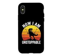 Now I Am Unstoppable - Funny Saying T-Rex Novelty Dinosaur Case for iPhone X/XS