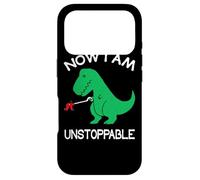 Now I Am Unstoppable Funny T-Rex Case for iPhone 17 Pro