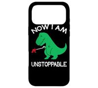 Now I Am Unstoppable Funny T-Rex Case for iPhone 17 Pro Max