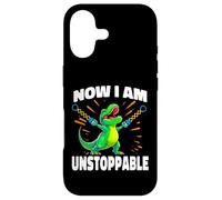 Now I Am Unstoppable T-Rex Funny Dinosaur Claws Case for iPhone 17