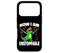 Now I Am Unstoppable T-Rex Funny Dinosaur Claws Case for iPhone 17 Pro