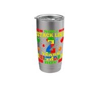 Now I Stack Like 2 Years Old Block Building 2nd Birthday Boy Stainless Steel Insulated Tumbler