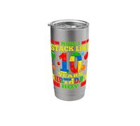 Now I Stack Like a 10 Year Old Log House for a 10th Birthday Stainless Steel Insulated Tumbler