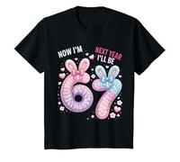 Now I'm 6 Next Year I Will be 7 Girls 6 Years Old Birthday T-Shirt