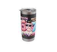 Now I'm 6 Next Year I'll be 7 Axolotl Ice Cream 67 Birthday Stainless Steel Insulated Tumbler
